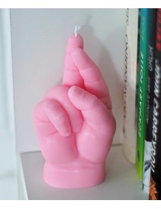 CandleHand Baby "Crossed Fingers", Pink 2