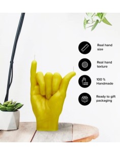 CandleHand "Shaka", Yellow 2
