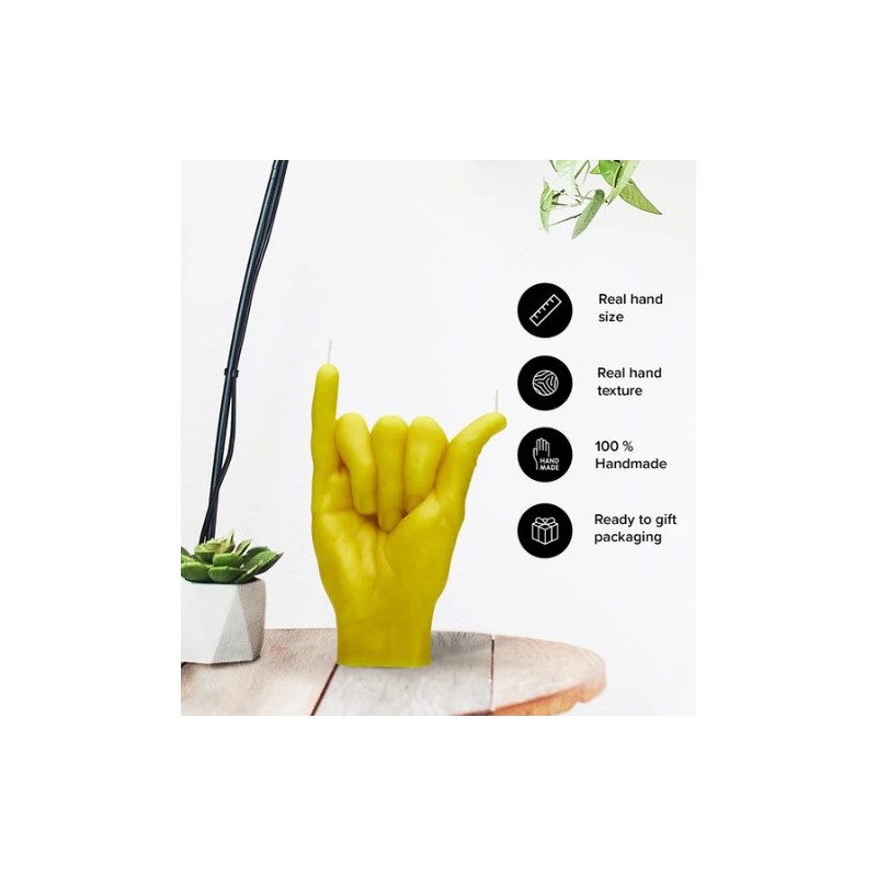 CandleHand "Shaka", Yellow