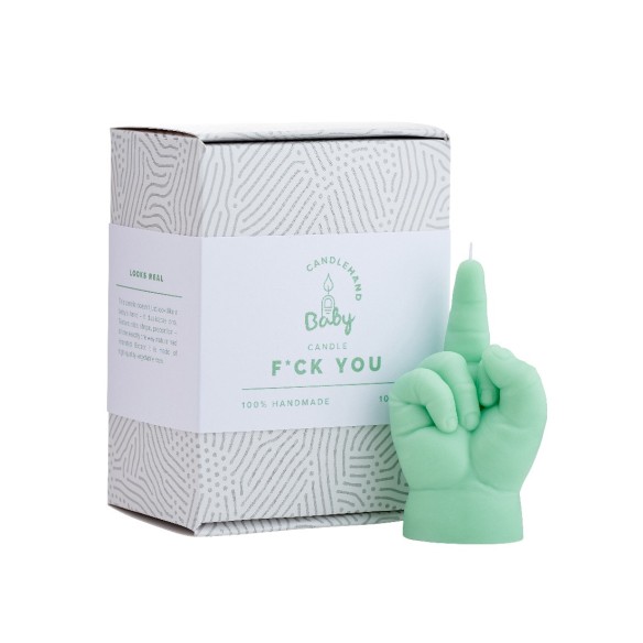 CandleHand Baby "F*ck you", Green
