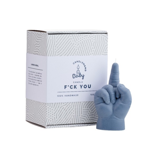 CandleHand Baby "F*ck you", Grey