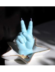 CandleHand Baby "Peace", Blue 2