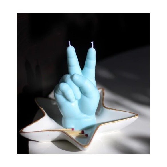 CandleHand Baby "Peace", Blue