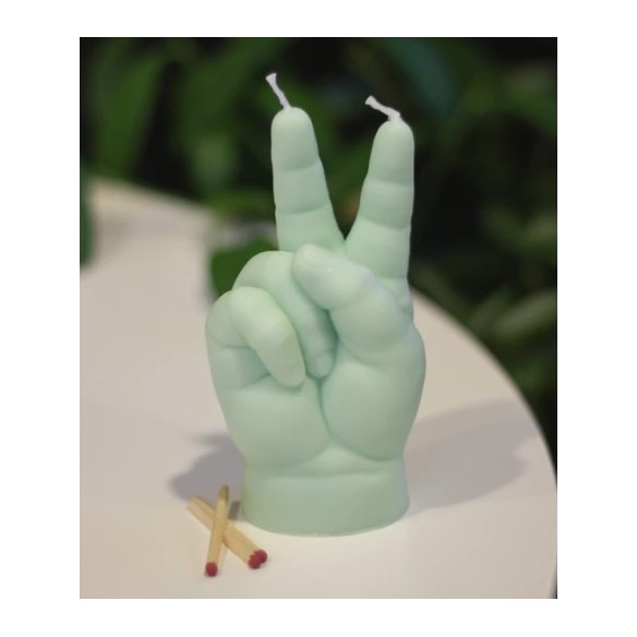 CandleHand Baby "Peace", Green