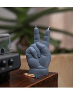 CandleHand Baby "Peace", Grey 2