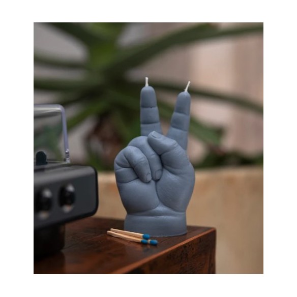 CandleHand Baby "Peace", Grey