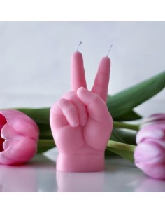 CandleHand Baby "Peace", Pink 2