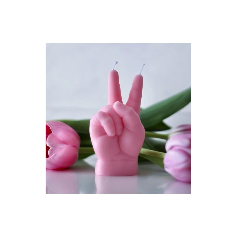 CandleHand Baby "Peace", Pink