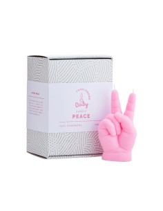 CandleHand Baby "Peace", Pink