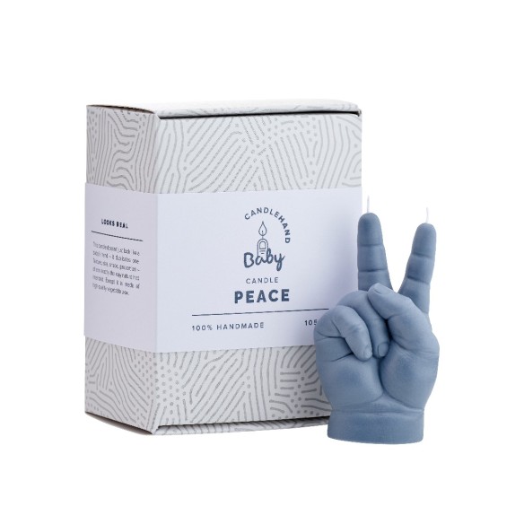 CandleHand Baby "Peace", Grey