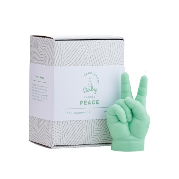 CandleHand Baby "Peace", Green