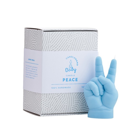 CandleHand Baby "Peace", Blue