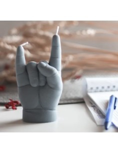 CandleHand Baby "You Rock", Grey 2