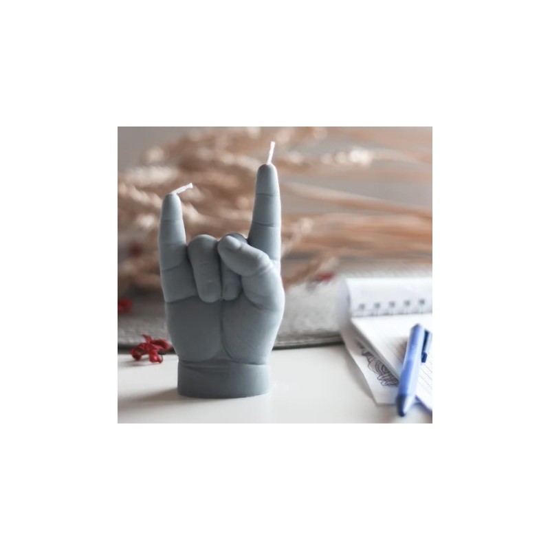 CandleHand Baby "You Rock", Grey