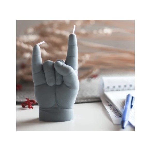 CandleHand Baby "You Rock", Grey