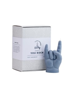 CandleHand Baby "You Rock", Grey