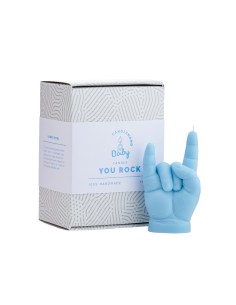 CandleHand Baby "You Rock", Blue