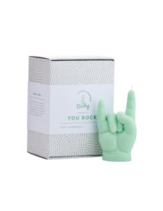 CandleHand Baby "You Rock", Green