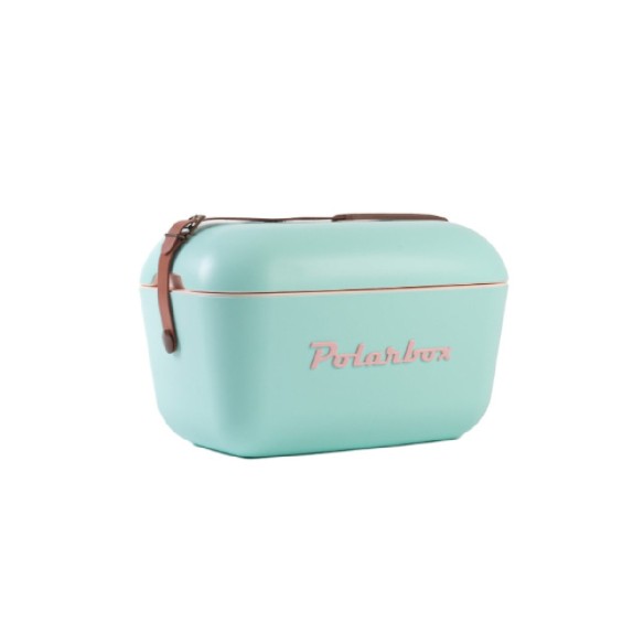 POLARBOX 12L,Verde acqua-rosa