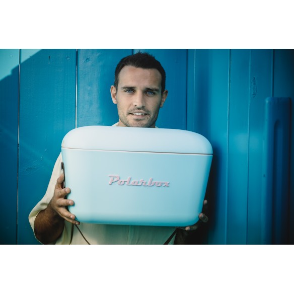 POLARBOX 12L,Verde acqua-rosa
