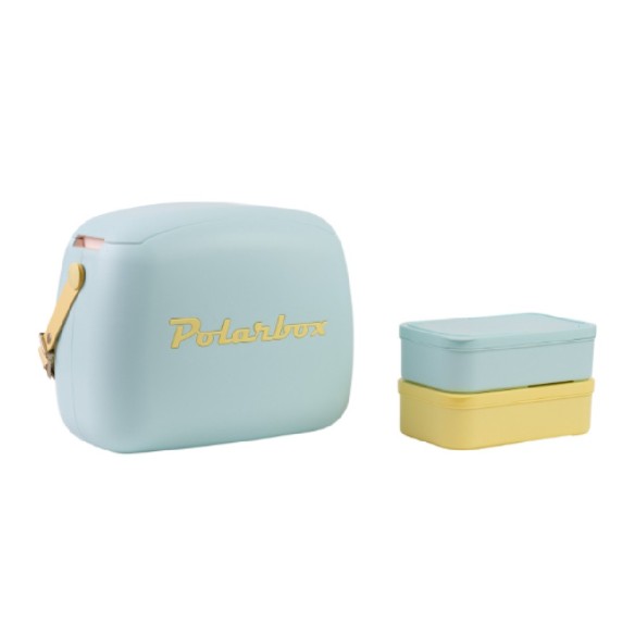POLARBOX 6L, Celeste-giallo