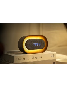 LUMOS CLOCK, Oval Walnut