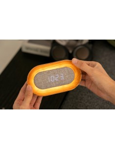 LUMOS CLOCK, Oval White Ash 2