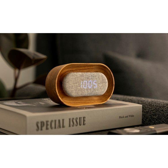 LUMOS CLOCK, Oval White Ash