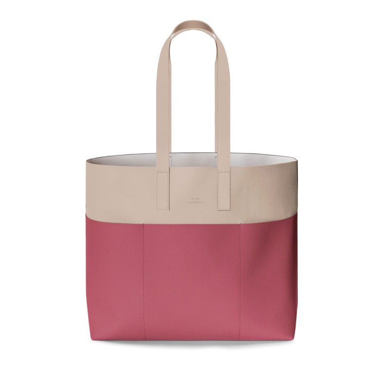 EMILIA BAG INFINITY, Sand - Burgundy