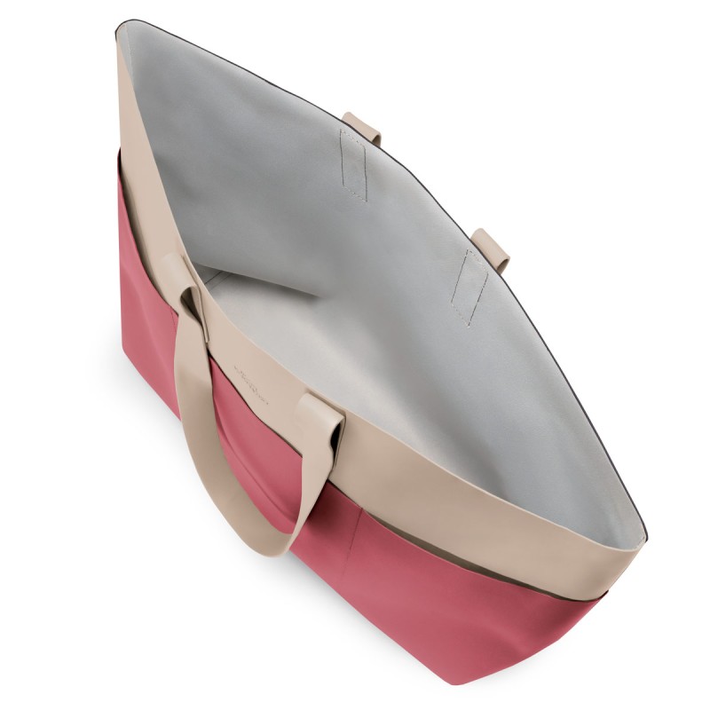 EMILIA BAG INFINITY, Sand - Burgundy