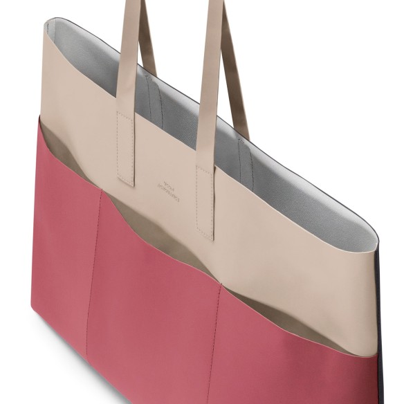 EMILIA BAG INFINITY, Sand - Burgundy