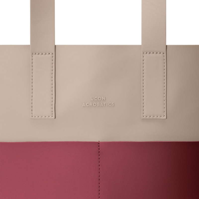 NOAH BAG INFINITY, Sand - Burgundy