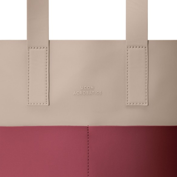 NOAH BAG INFINITY, Sand - Burgundy