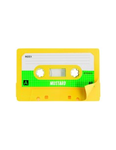 MUSTARD Cassette Sticky Notes