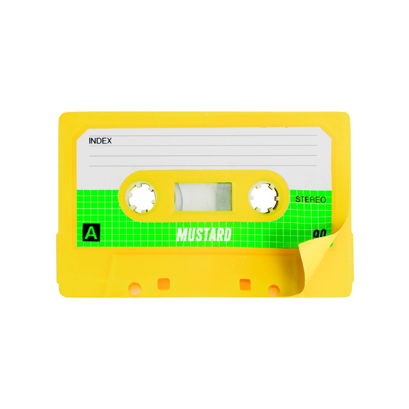 MUSTARD Cassette Sticky Notes