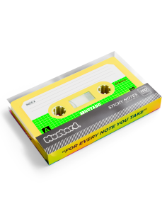 MUSTARD Cassette Sticky Notes 2