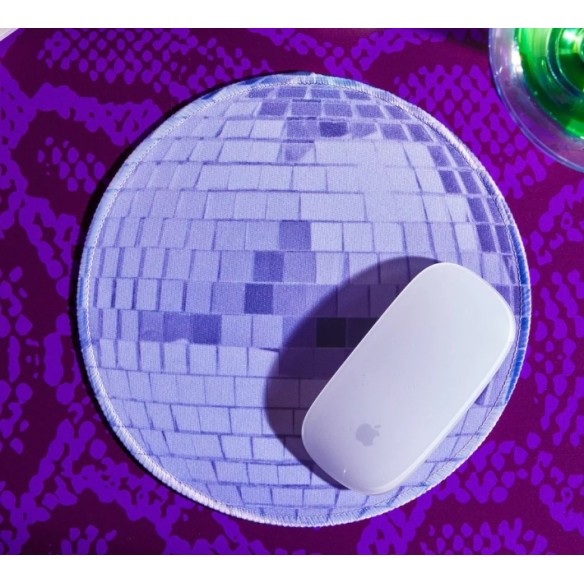 MUSTARD Disco Ball Mouse Mat
