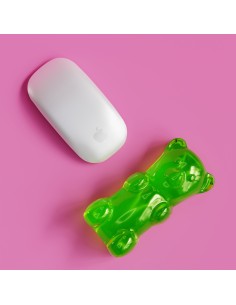 MUSTARD Gummy Bear Mouse Rest, Green 2