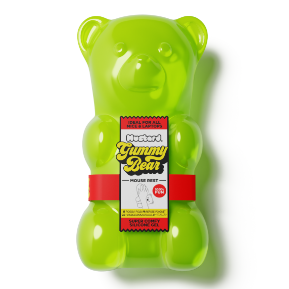 MUSTARD Gummy Bear Mouse Rest, Green