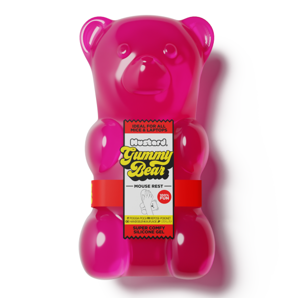 MUSTARD Gummy Bear Mouse Rest, Pink
