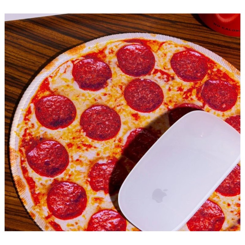 MUSTARD Pizza Mouse Mat