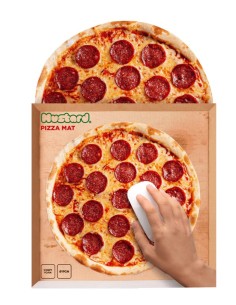 MUSTARD Pizza Mouse Mat 2