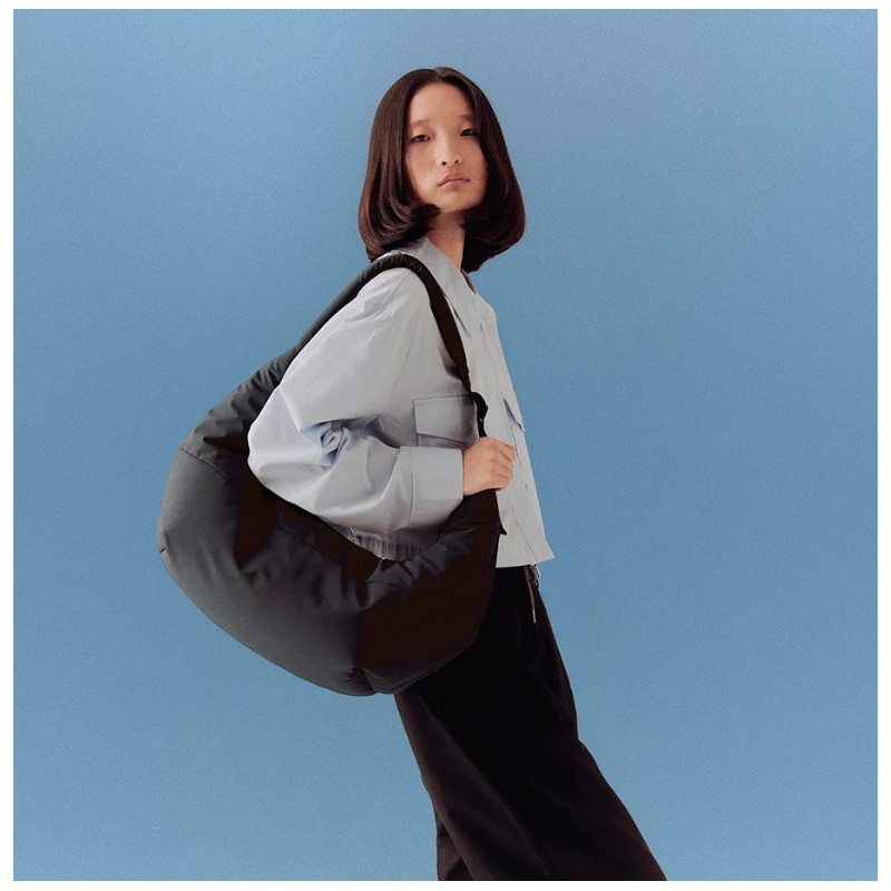 SHOTA BAG MEDIUM MOSS, Black