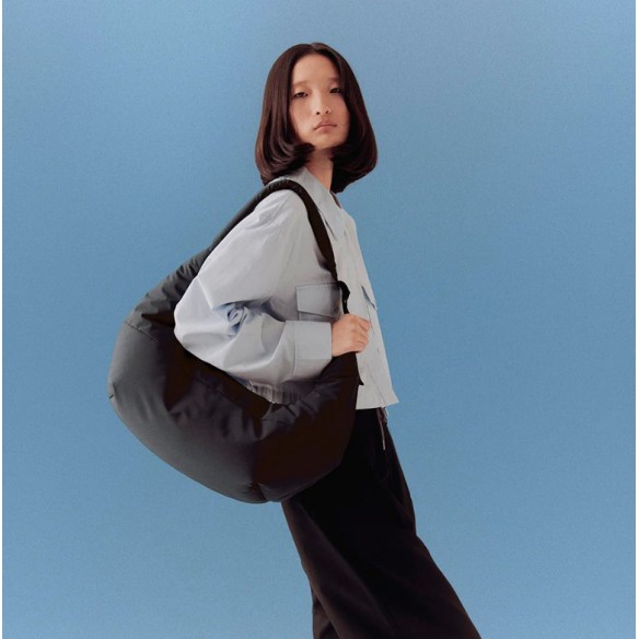 SHOTA BAG MEDIUM MOSS, Black