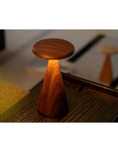 SYLVA LAMP, Mini Walnut 2