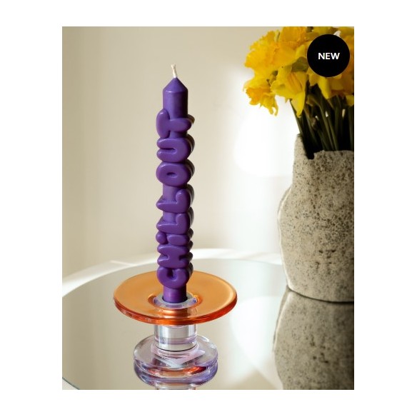 CandleHand Taper ""Chill Out"", Indigo