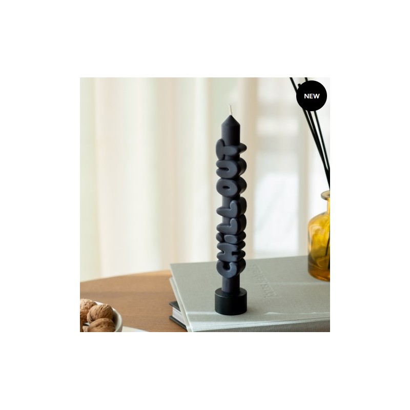 CandleHand Taper ""Chill Out"", Black