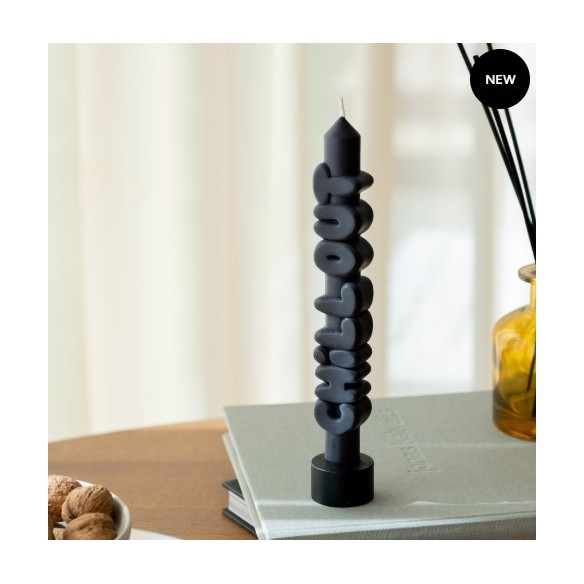 CandleHand Taper ""Chill Out"", Black