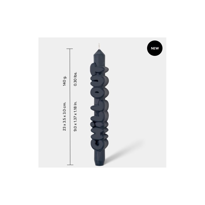 CandleHand Taper ""Chill Out"", Black