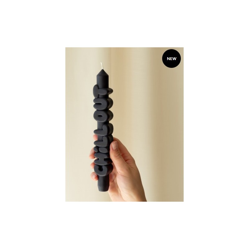 CandleHand Taper ""Chill Out"", Black